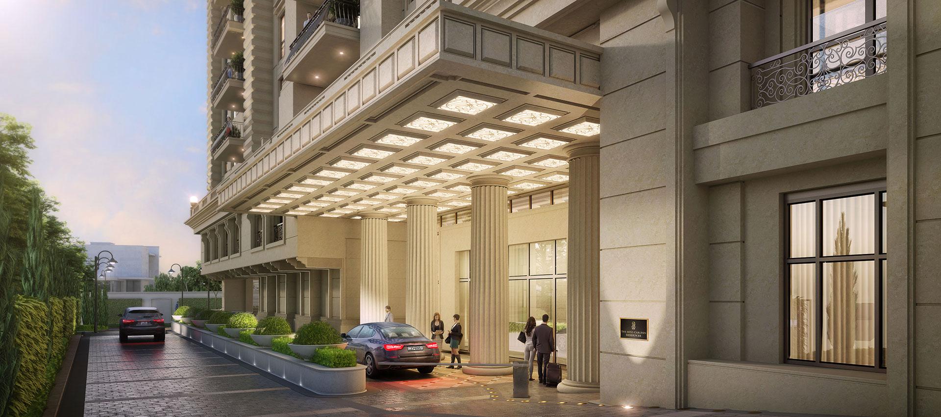 The Residence Amman Front Door